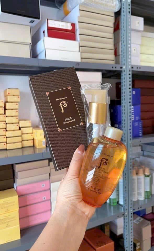 Dầu Tẩy Trang Whoo Vàng Essential Cleansing Oil 3