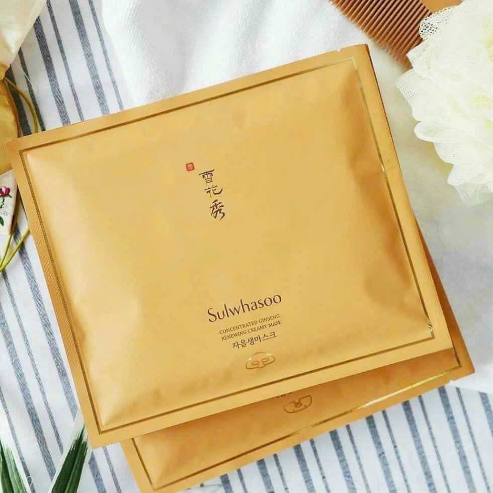 Mặt Nạ Sâm Sulwhasoo Concentrated Ginseng Renewing Creamy Mask 1