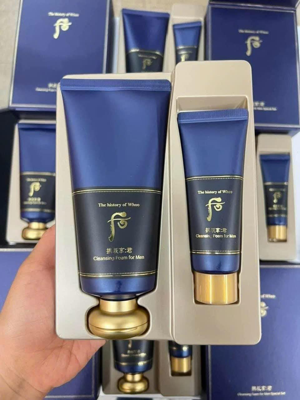 Set Sữa Rửa Mặt Whoo Đông Y Dành Cho Nam Whoo Foam Cleansing For Men Special Set 1