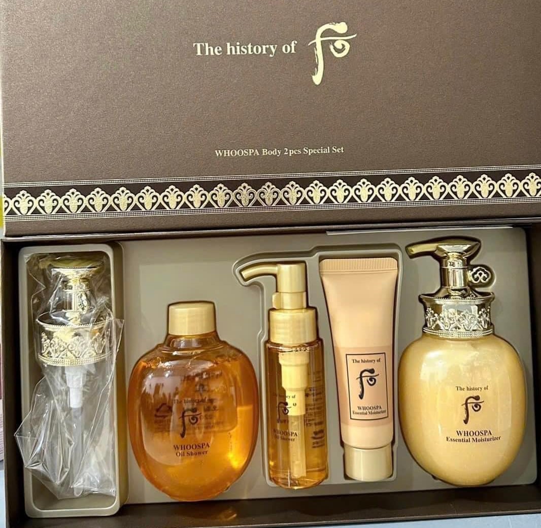 Set tắm thể Whoo Whoospa Oil Shower Moisturizer Special 1