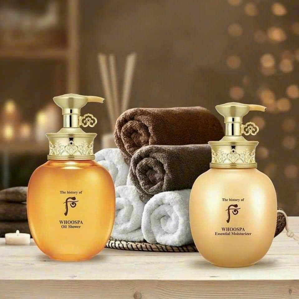 Set tắm thể Whoo Whoospa Oil Shower Moisturizer Special 2