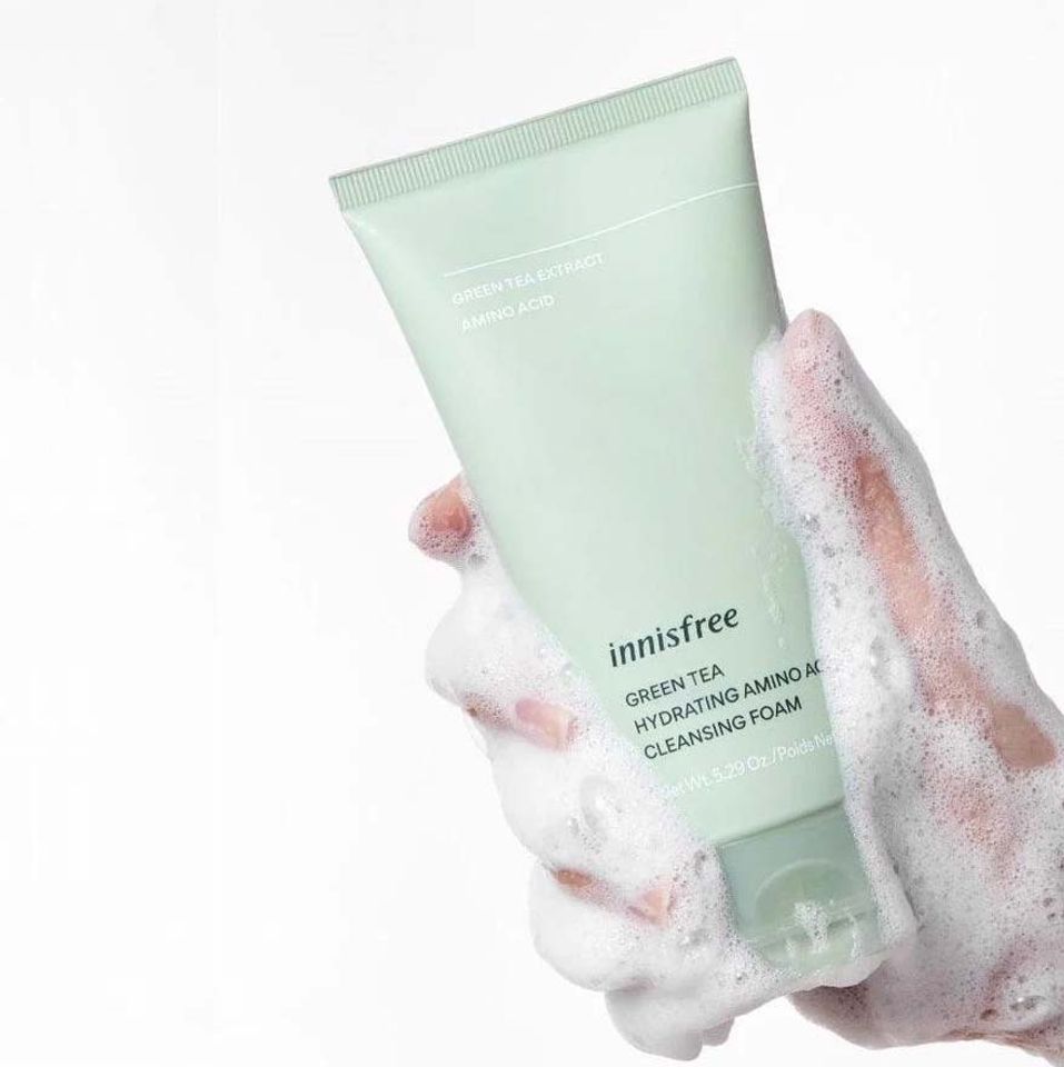Sữa Rửa Mặt Innisfree Trà Xanh Green Tea Cleansing Foam 1