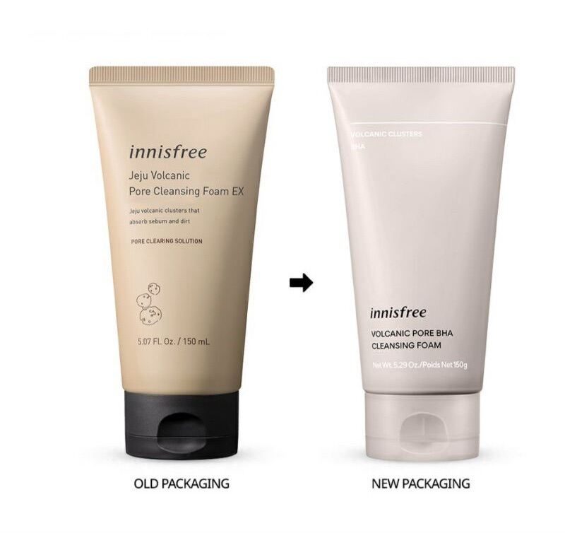 Sữa rửa mặt innisfree Volcanic Pore BHA Cleansing Foam 1