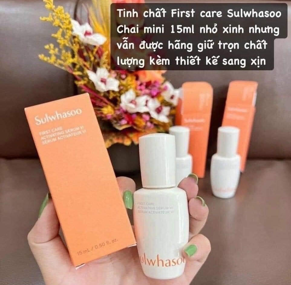 Tinh Chất Kích Hoạt Dưỡng Da Đầu Tiên Kích Hoạt Da Căng Mướt Sulwhasoo First Care Activating Serum 1