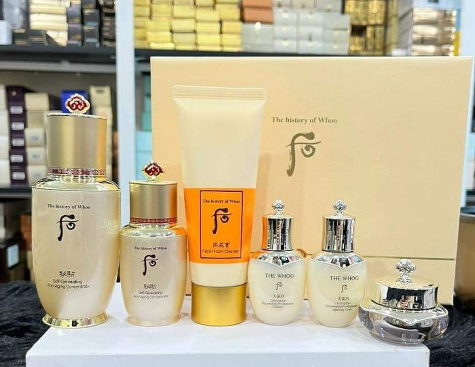 bo duong da whoo bichup self generating anti aging concentrate special 2pcs set 2