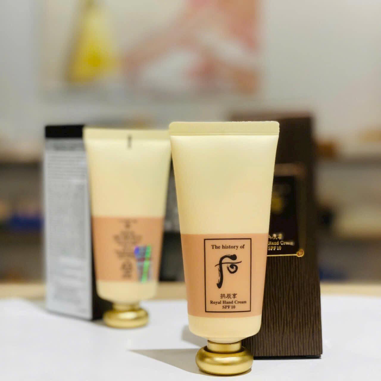 KEM DƯỠNG DA TAY Whoo Royal Hand Cream SPF10 1