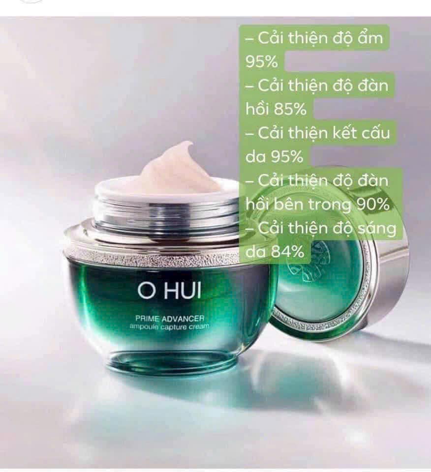 Kem Dưỡng Ohui Xanh Ohui Prime Advancer Ampoule Capture Cream 2