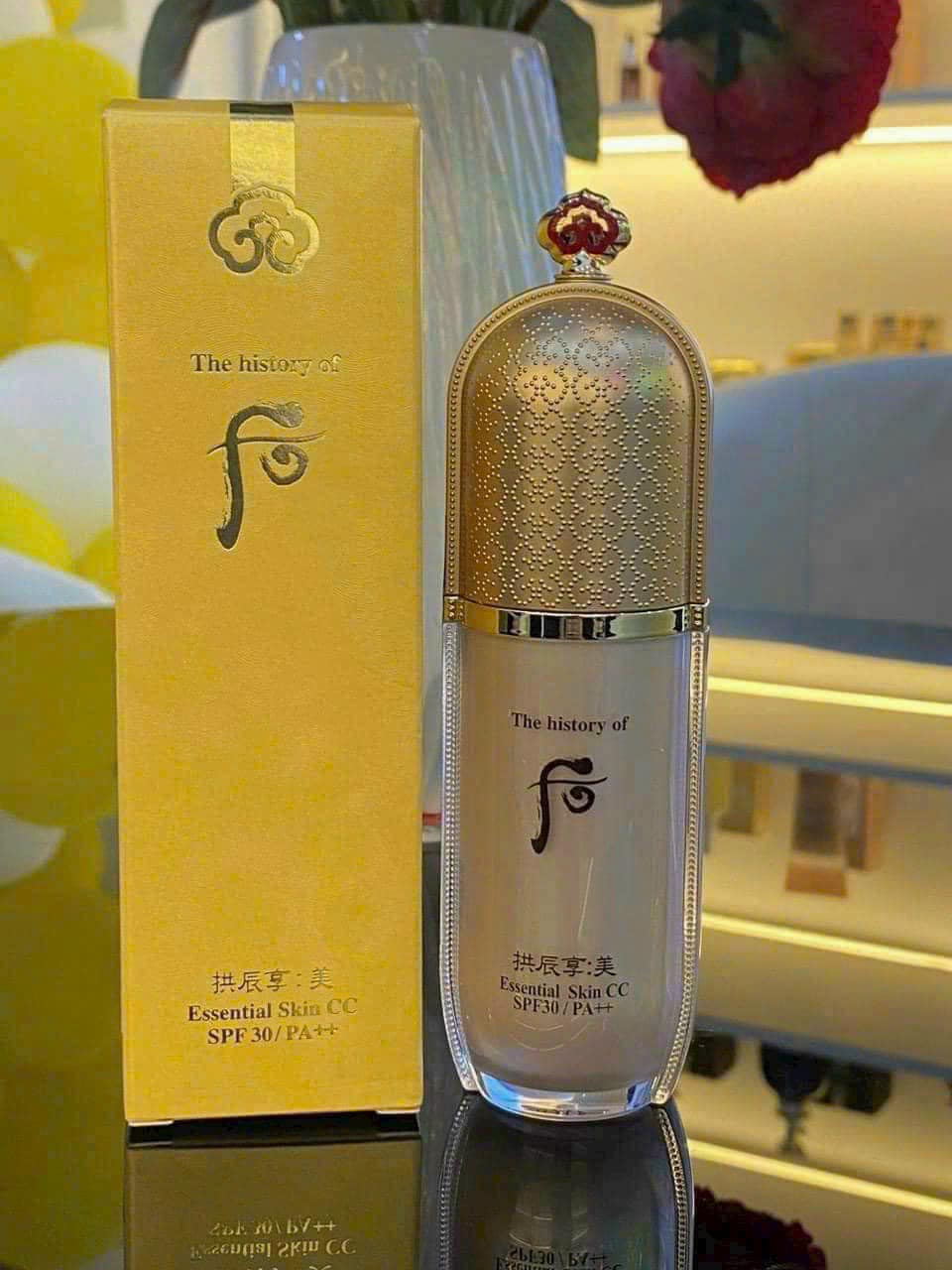 Kem Nền Whoo Vàng Cao Cấp Whoo Mi Essential Foundation 1