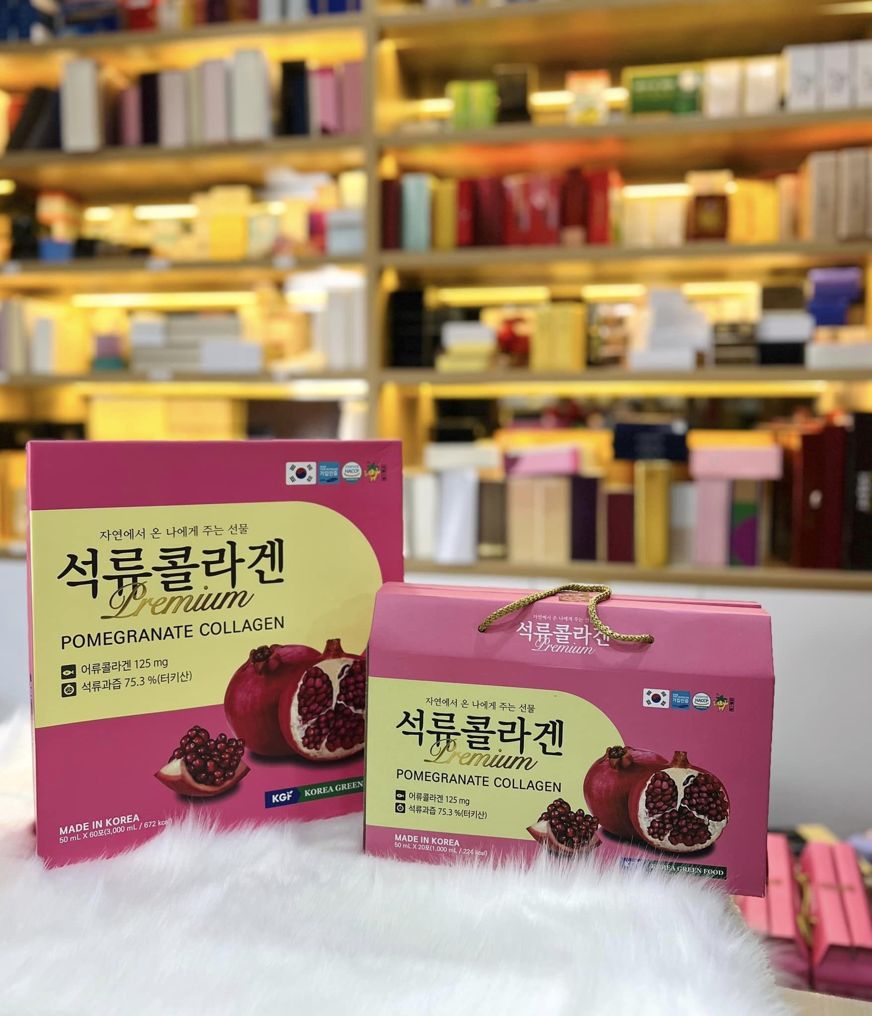 Nước Ép Lựu Nguyên Chất Collagen KGF Premium Pomegranate Collagen 1