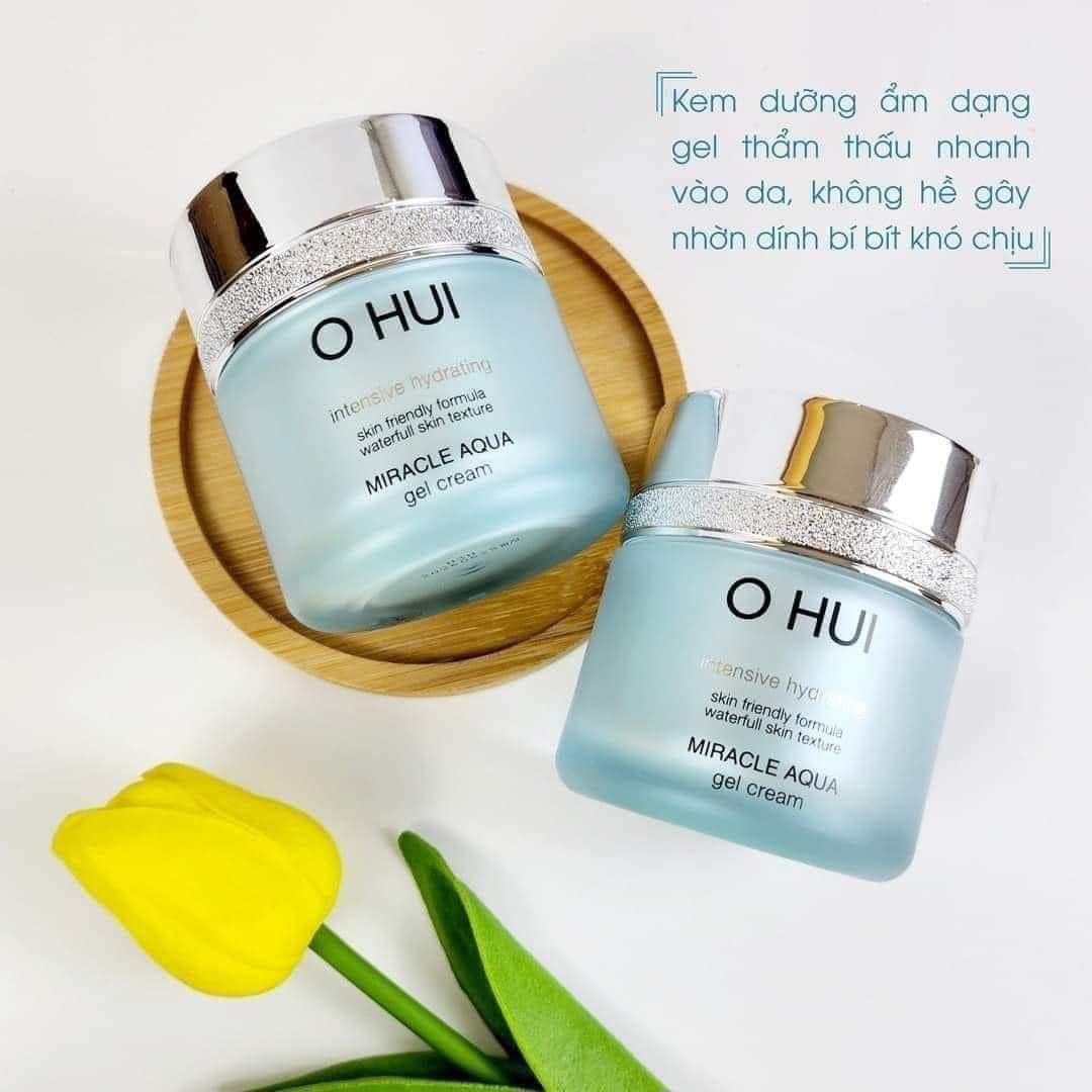 SET KEM DƯỠNG DA OHUI MIRACLE AQUA 1