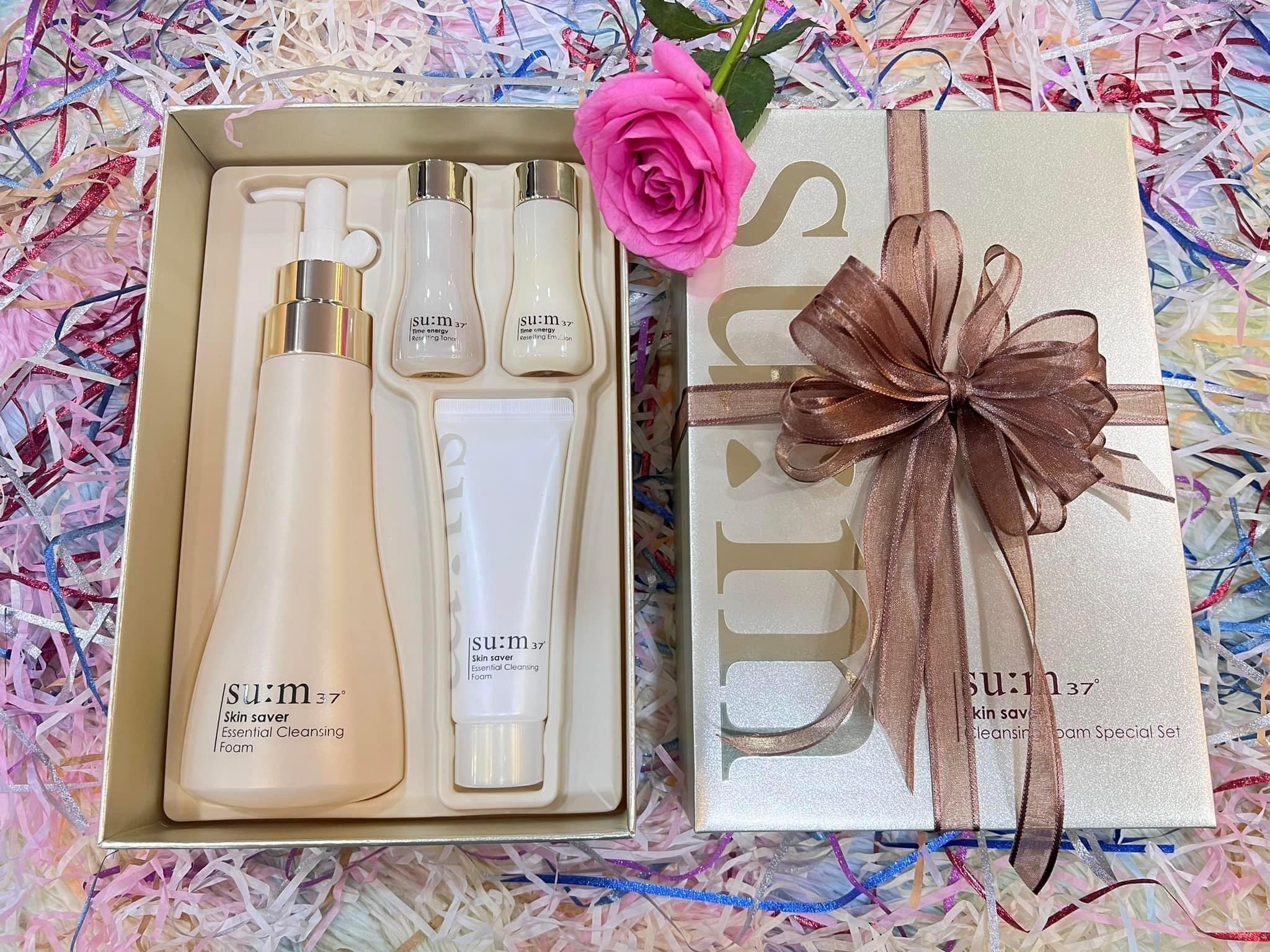 SET SỮA RỬA MẶT Sum37 Skin Saver Essential Cleansing Foam 1