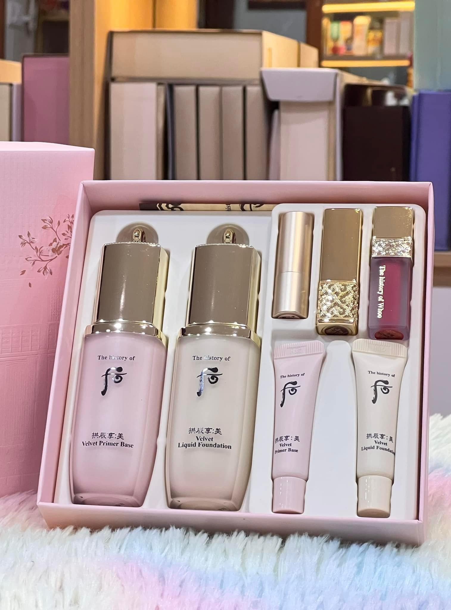 Set Kem Nền Kem Lót Whoo Velvet MAKE UP 2