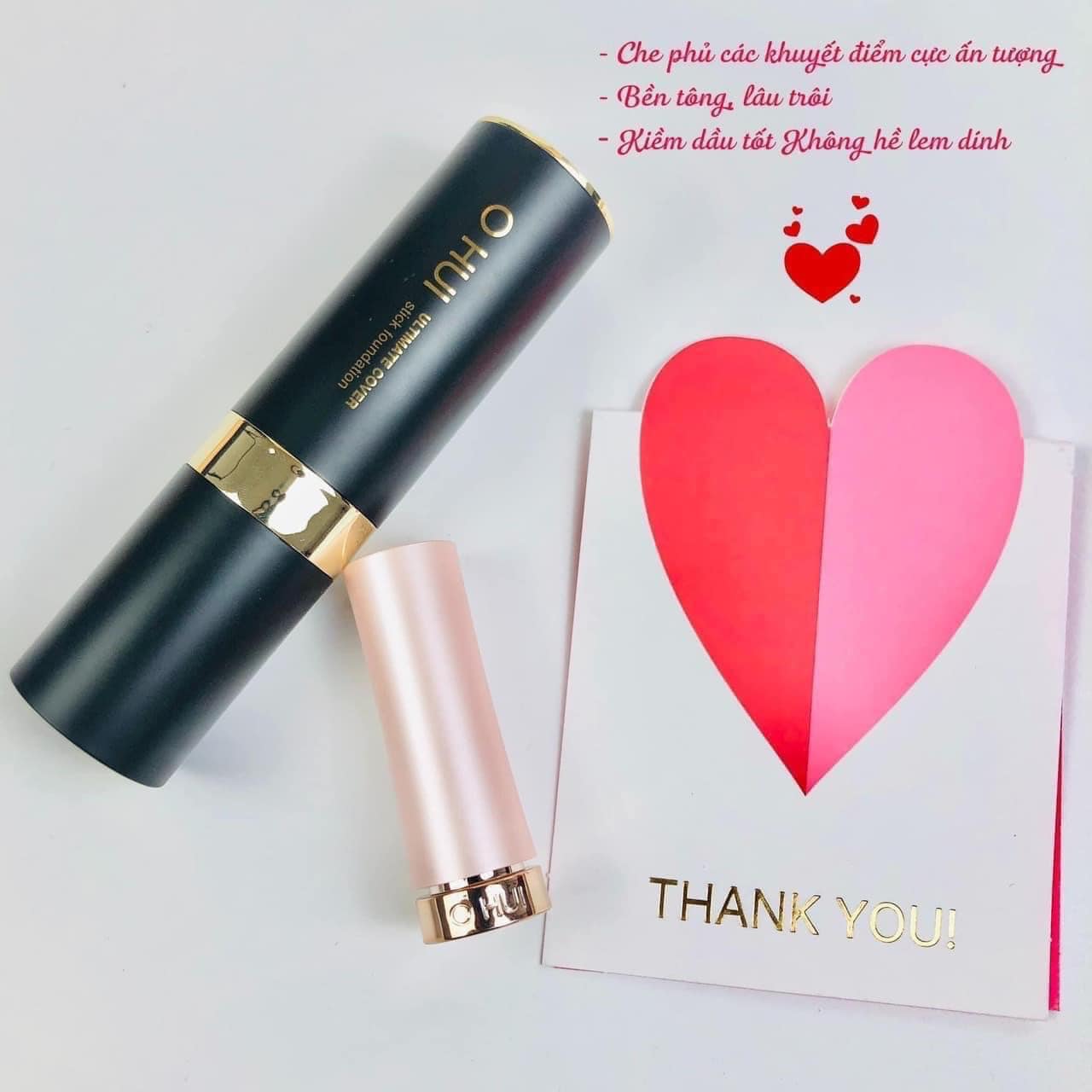 Set Kem Nền Dạng Thỏi OHUI Ultimate Cover Stick Foundation Stick 2