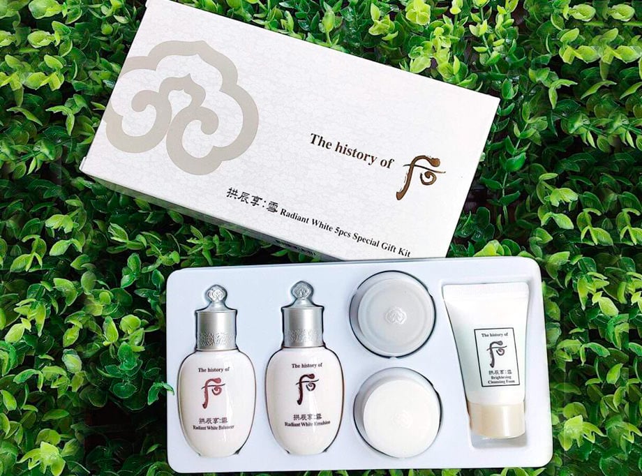Set Mini Trắng Da Trị Nám Whoo Radiant White Special Gift Set 1