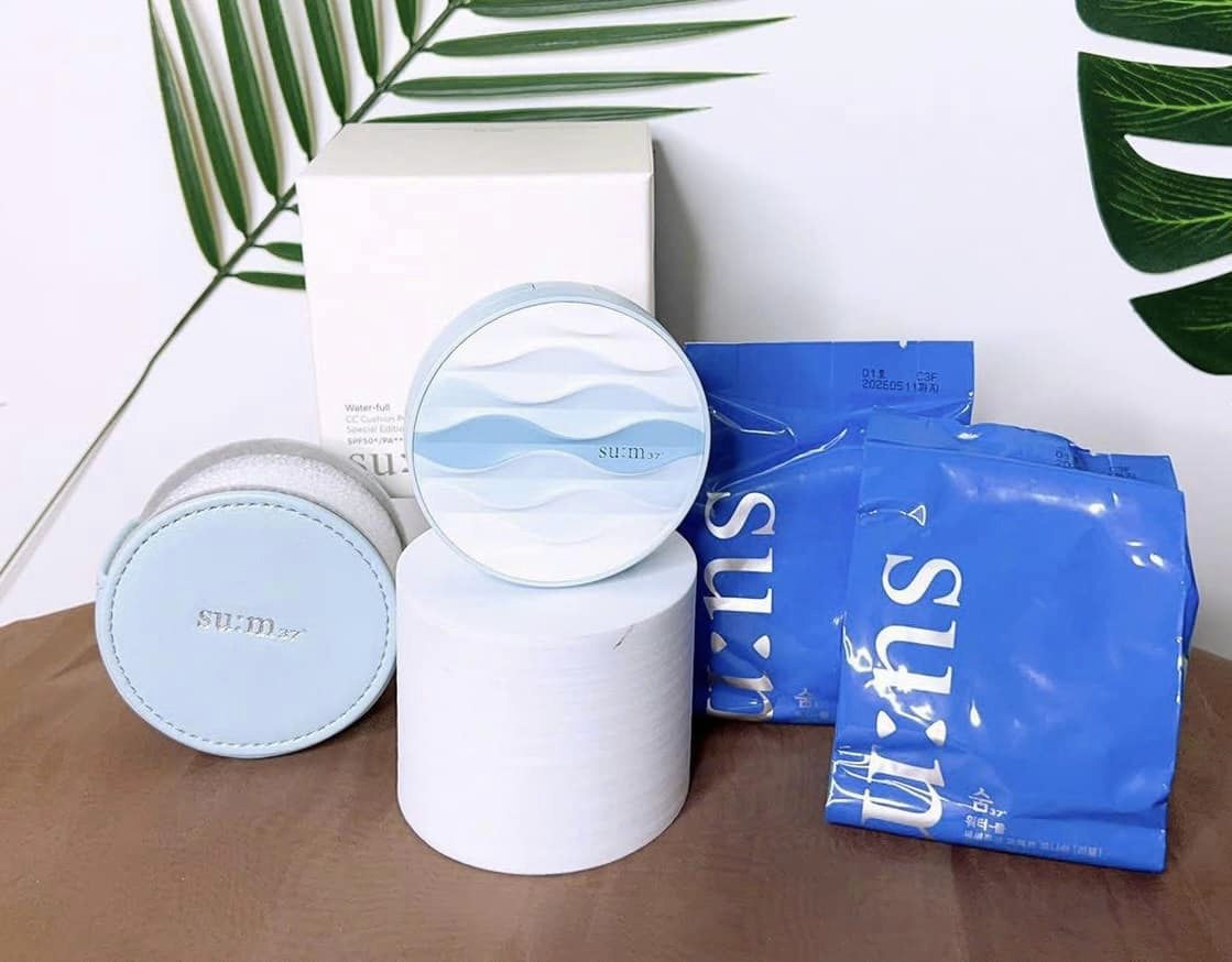 Set phấn nước Sum37 Water Full CC Cushion Perfect Finish 1