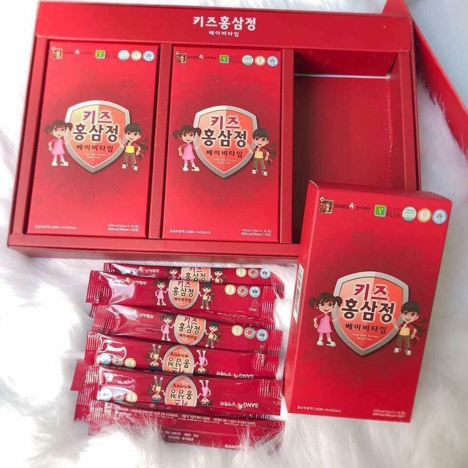 TINH CHẤT NƯỚC HỒNG SÂM TRẺ EM SANGA HÀN QUỐC 1