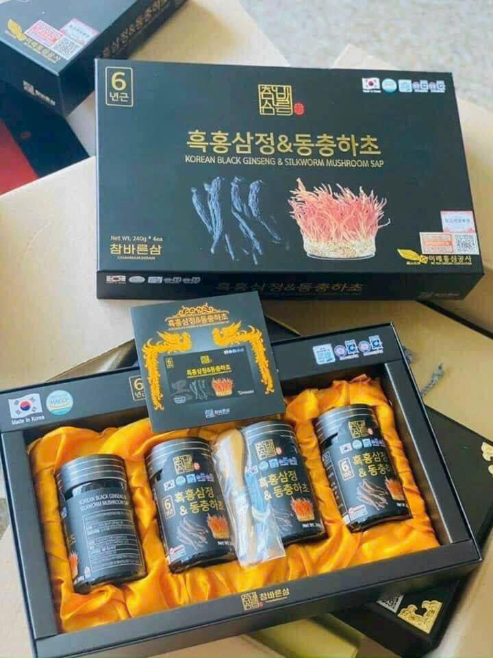 CAO HẮC SÂM ĐÔNG TRÙNG HẠ THẢO HÀN QUỐC 3