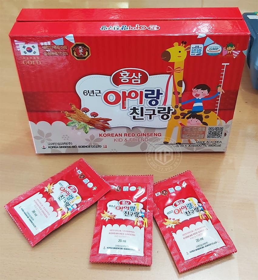 HỒNG SÂM BABY HƯƠU CAO CỔ BIO KID FRIEND 아이랑 친구랑 HÀN QUỐC 1