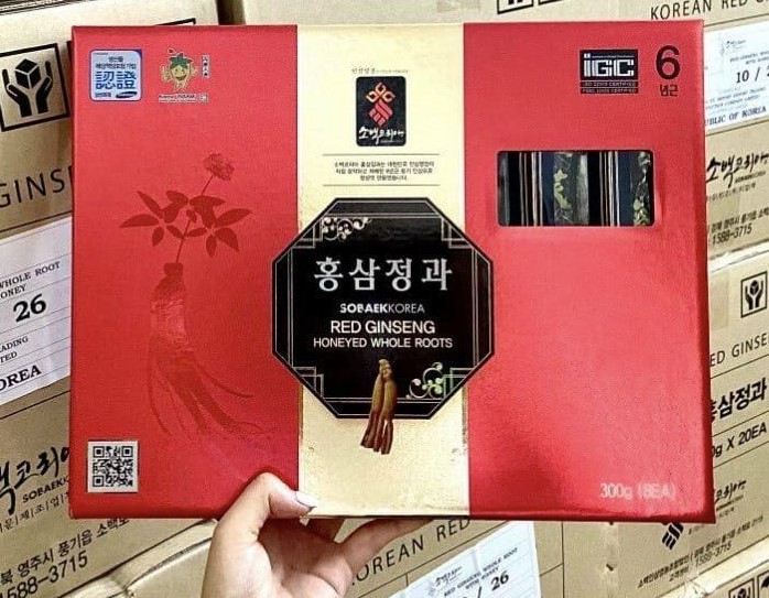 HỒNG SÂM NGUYÊN CỦ TẨM MẬT ONG SOBAEK 1