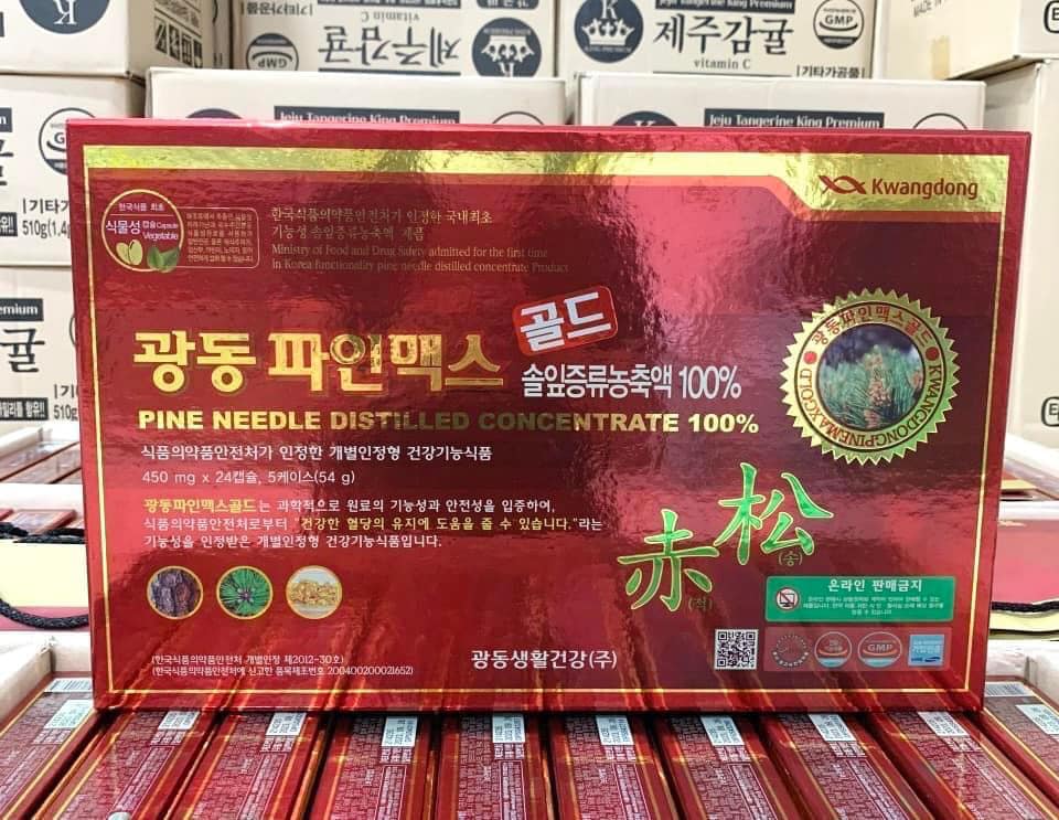 INH DẦU THÔNG ĐỎ KWANGDONG HÀN QUỐC 4