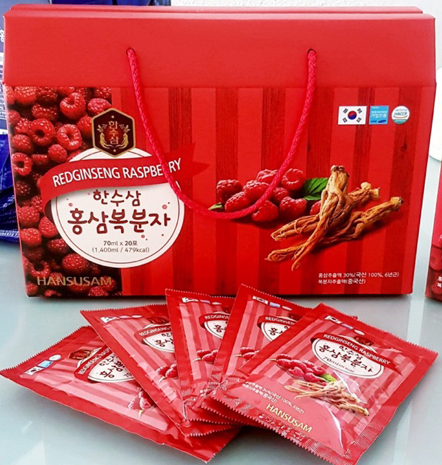 NƯỚC HỒNG SÂM PHÚC BỒN TỬ HÀN QUỐC 1