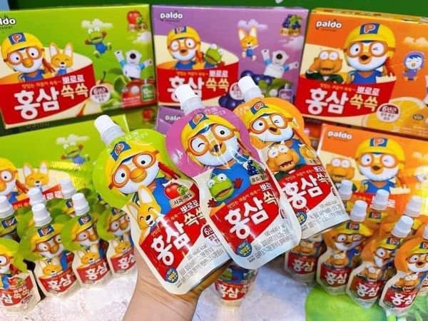 NƯỚC HỒNG SÂM PORORO HÀN QUỐC 2
