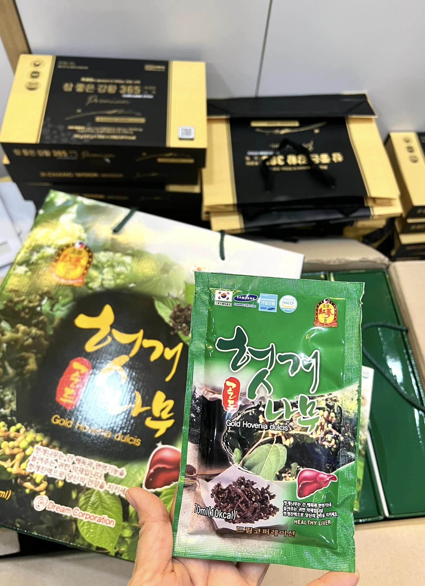 NƯỚC THẢO DƯỢC BỔ GAN MÁT GAN GIẢI ĐỘC GIẢI RƯỢU TW HÀN QUỐC 2