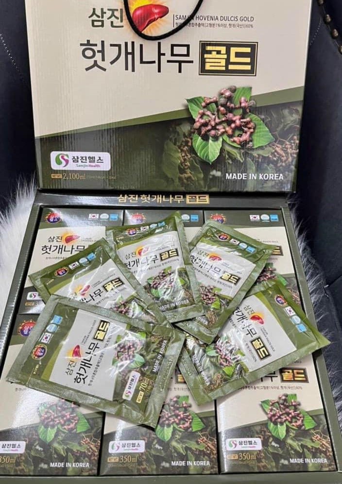 NƯỚC UỐNG GIẢI ĐỘC GAN NỘI ĐỊA HÀN SAMJIN HOVENIA DULCIS GOLD 2
