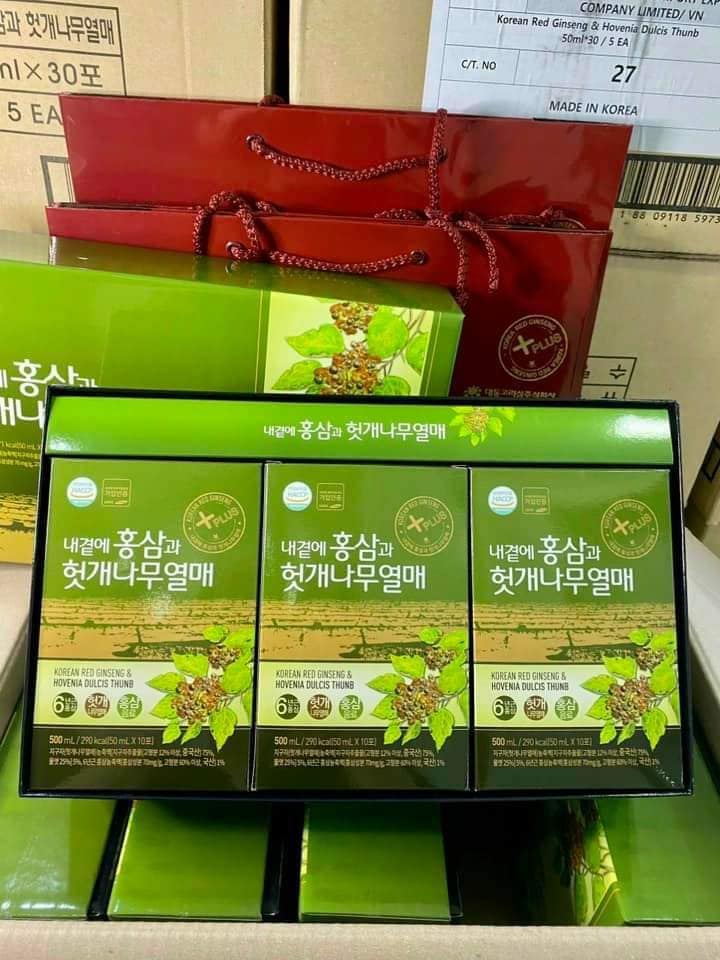 Nước Hồng Sâm Bổ Gan Daedong Hàn Quốc 4