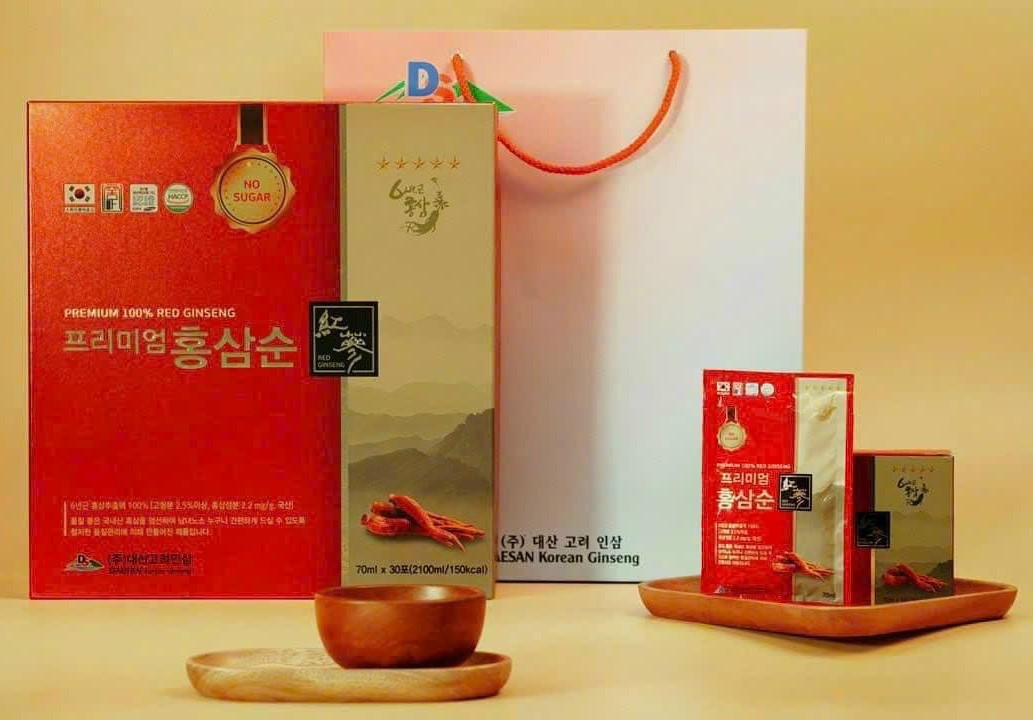 Nước Hồng Sâm Không Đường Daesan 1