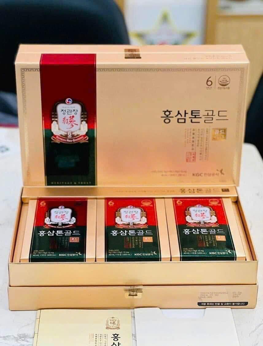 Nước Hồng Sâm Pha Sẵn Dạng Gói KGC Tonic Gold 1