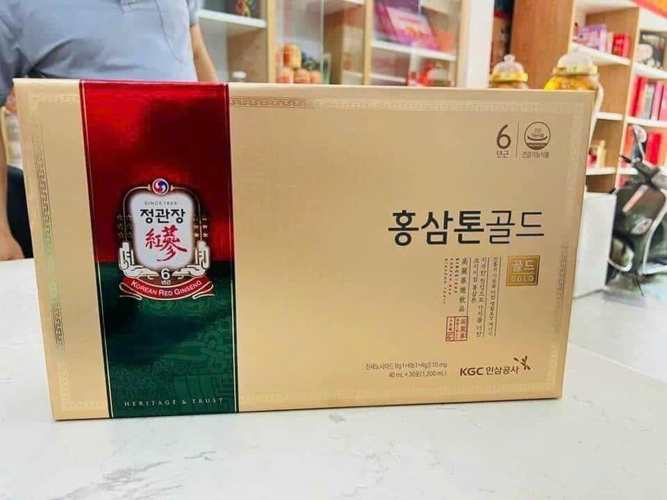 Nước Hồng Sâm Pha Sẵn Dạng Gói KGC Tonic Gold 3