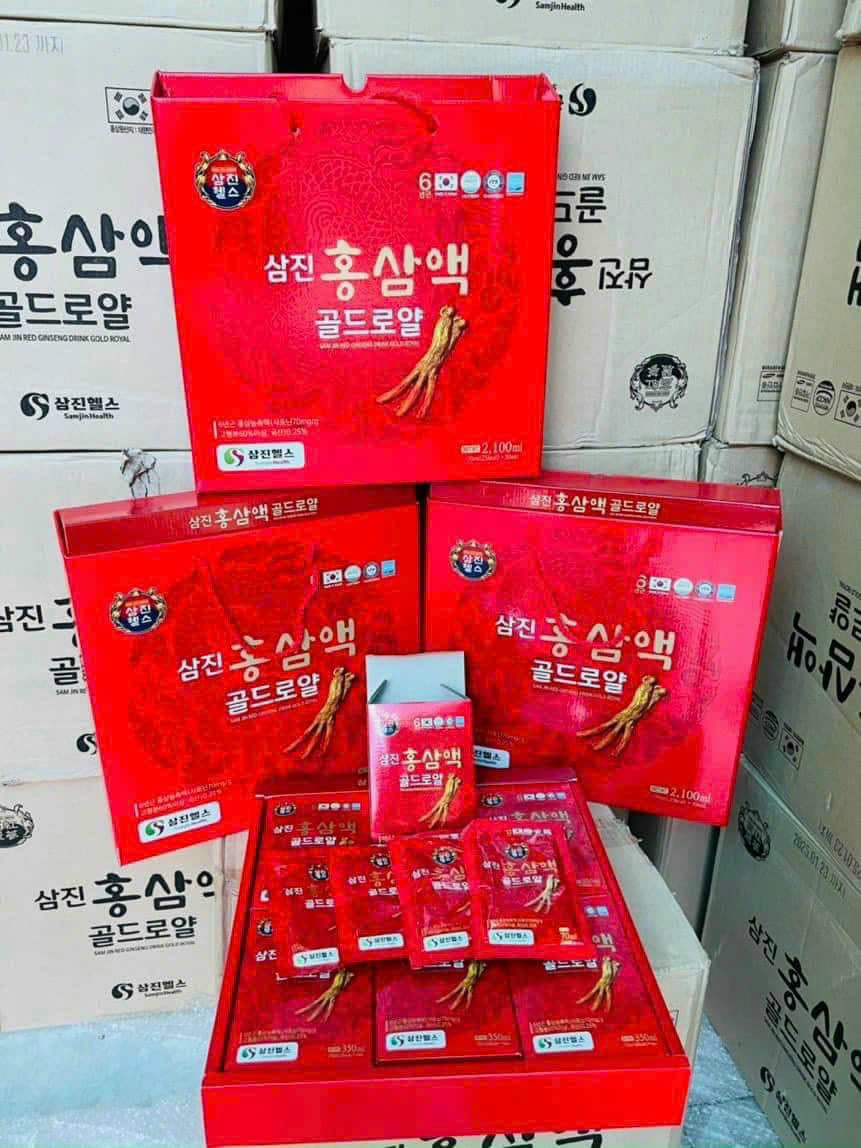 Nước Hồng Sâm SamJin Red Ginseng Drink Gold Royal 2