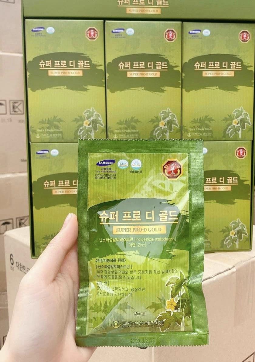 Nước Uống Cho Người Bị Tiểu Đường Super Pro D Gold 1