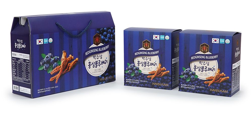 Nước hồng sâm việt quất Hansusam Hàn Quốc 1