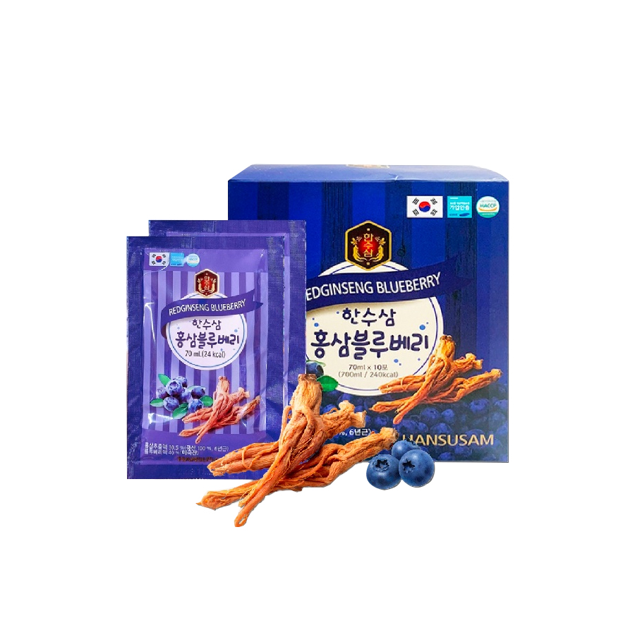 Nước hồng sâm việt quất Hansusam Hàn Quốc 2