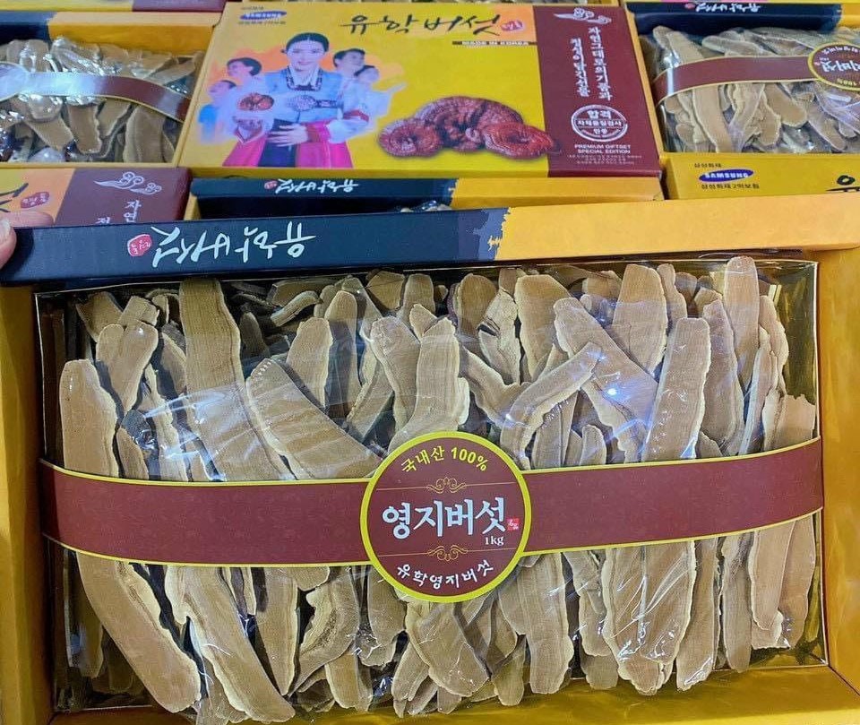 NẤM LINH CHI THÁI LÁT HIỆU CÔ GÁI HÀN QUỐC 1