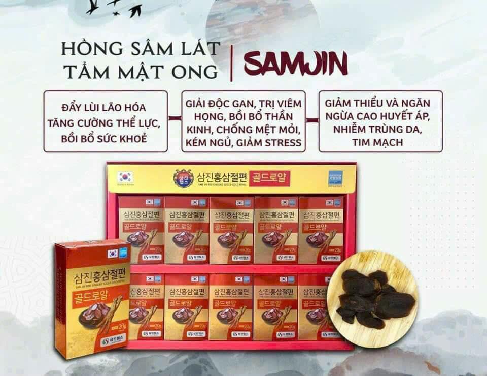 SÂM LÁT TẨM MẬT ONG SAMJIN 3