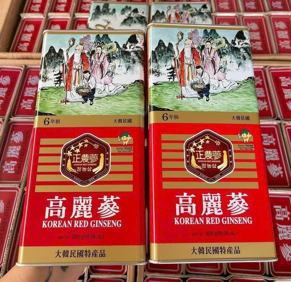 Sâm khô hộp thiếc 1