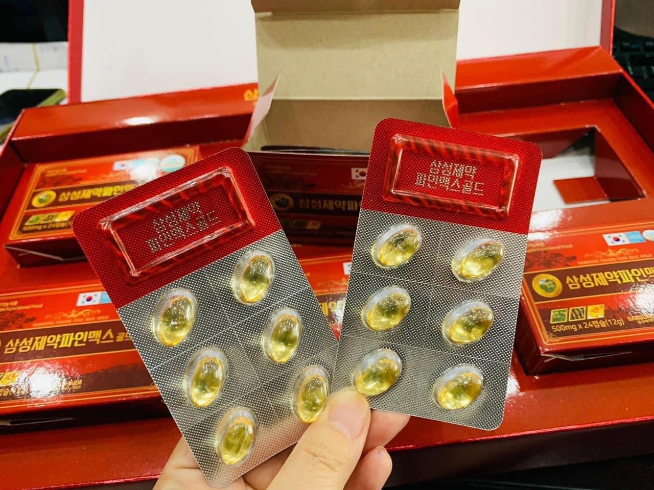 TINH DẦU THÔNG ĐỎ SAMDUNG PHARM PINE MEGA MAX HÀN QUỐC 2