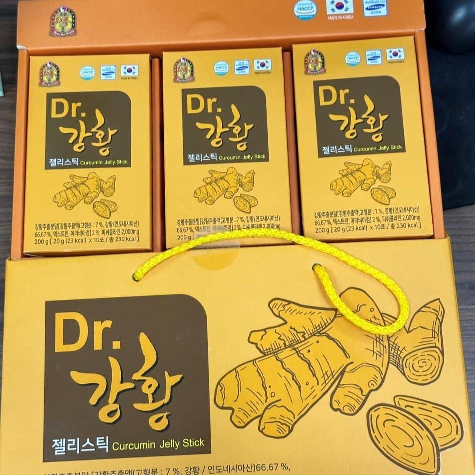 Thạch Nghệ Hàn Quốc DR.Curcumin Jelly Stick 1