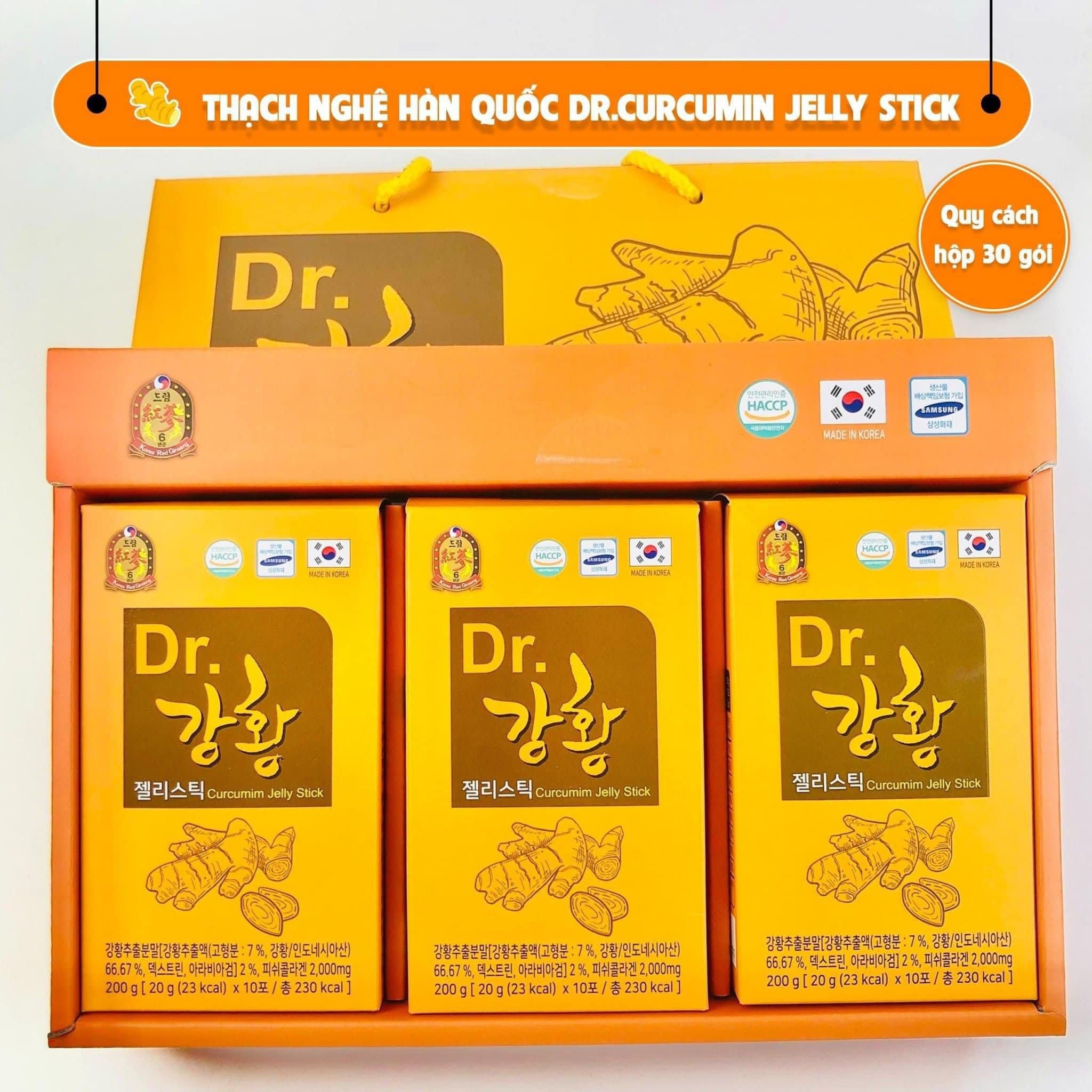 Thạch Nghệ Hàn Quốc DR.Curcumin Jelly Stick 3