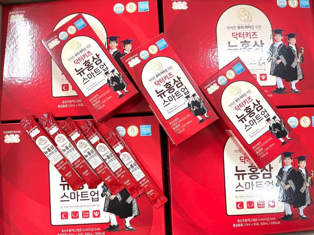Tinh Chất Nước Hồng Sâm Trẻ Em Ba Con Gấu Gomsemari Hàn Quốc 2