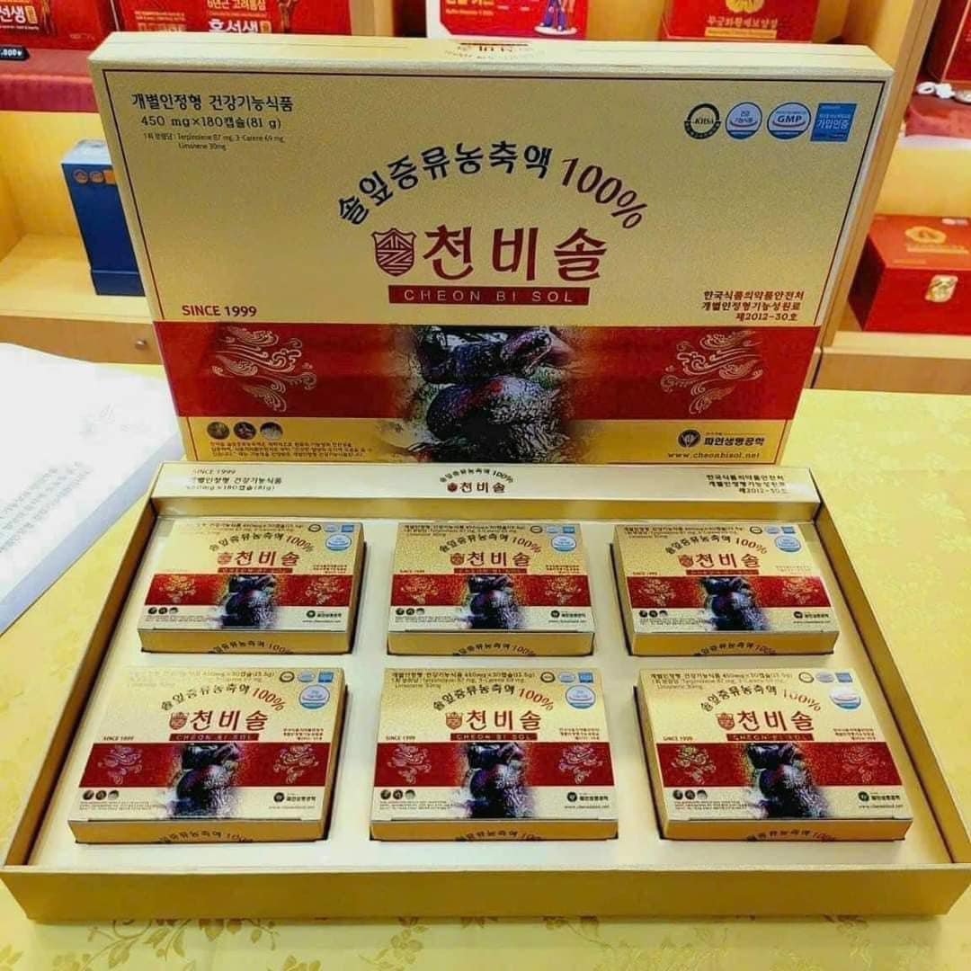 Tinh Dầu Thông Đỏ Chính Phủ Cheon Bi Sol 1