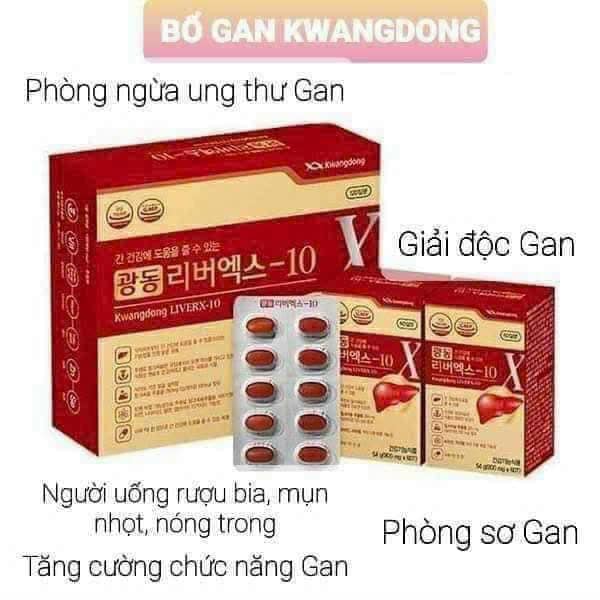 VIÊN UỐNG BỔ GAN CỦA CTY DƯỢC PHẨM KWANGDONG 1