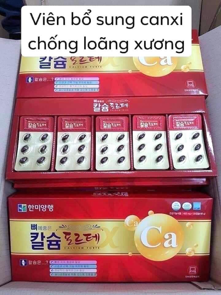 VIÊN UỐNG BỔ SUNG CANXI HAMI Canxi Calcium Forte 1