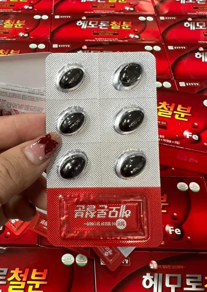 VIÊN UỐNG BỔ SUNG SẮT FE BỔ MÁU HEMORON IROL 3