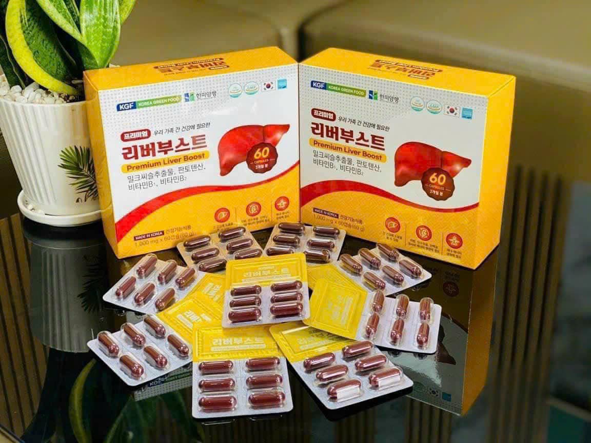 VIÊN UỐNG THẢI ĐỘC GAN BỔ GAN Premium Liver Boost 1