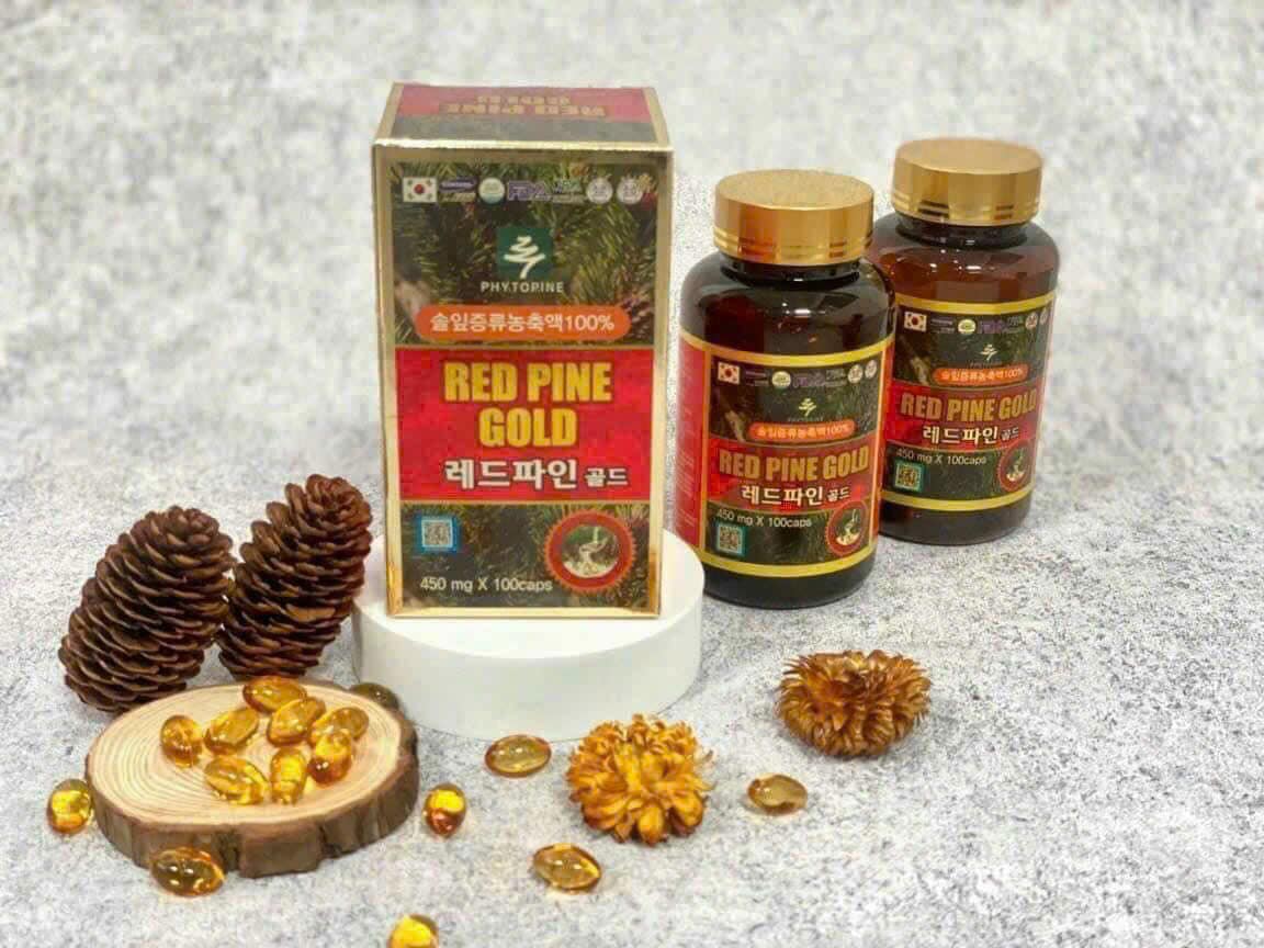 Viên Tinh Dầu Thông Đỏ Red Pine Gold 1