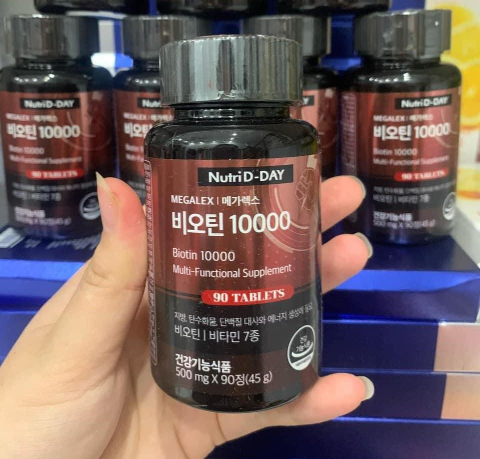 Viên Uống BIOTIN 10.000UG NUTRI D DAY 3